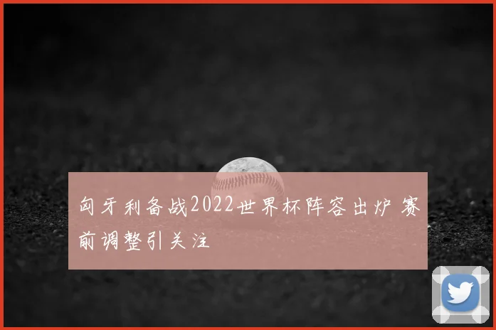 匈牙利备战2022世界杯阵容出炉 赛前调整引关注